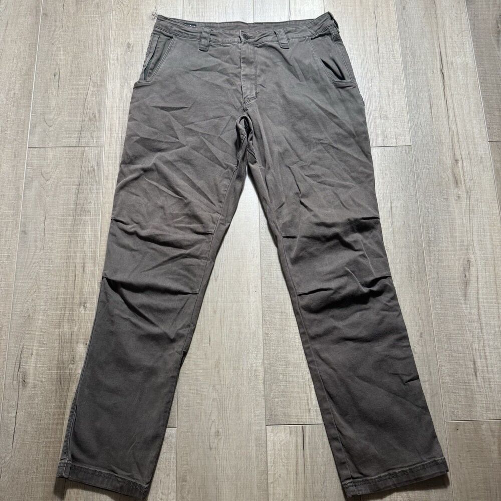 Vertx Men’s 38x34 Brown Delta Stretch Flex Knee Chino Outdoor Hiking Brown Pants